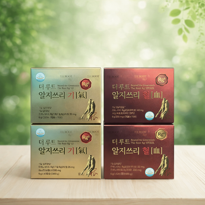 [소포장 실속형]더 루트 알지쓰리 올인원 Rg3 진세노사이드 홍삼 60포, 1세트, 30회분