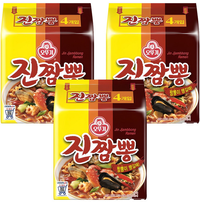 오뚜기 진짬뽕 130g, 12개