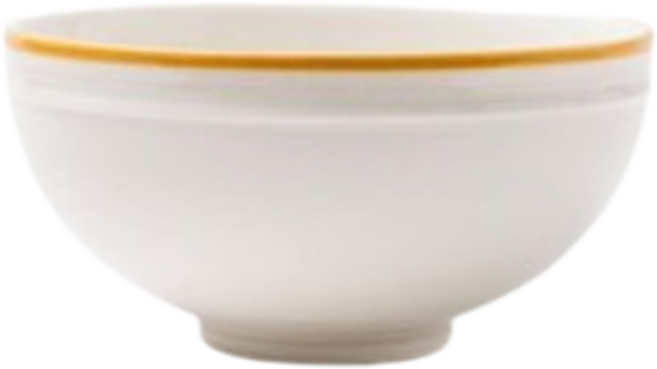 쓰임 레트로 라인 대접, 샌드베이지, 4개