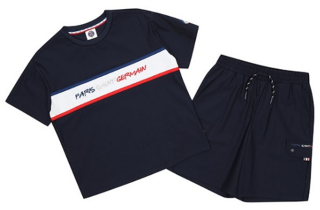 [에스핏] 주니어 아동 50% 세일!!! PSG 파리생제르망 우븐 라운드 4부 세트 SJZ304MKTR78