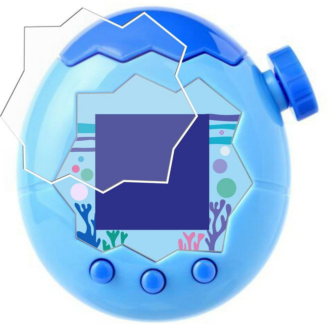 ClearView [2장 세트] 다마고치 파라다이스용 액정 보호 필름 매트(반사 저감)