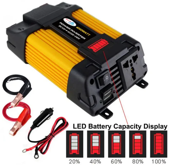 태양광 발전 시스템 패널 배터리 충전 컨트롤러 30A 6000W 인버터 수정 사인파 키트 110 V 220V 20W, 03 12V-220V-4000W, 01 CHINA
