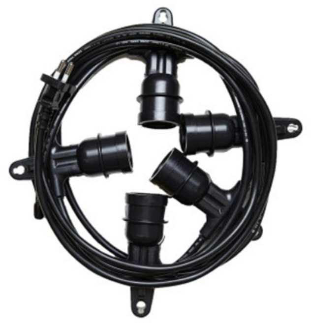 국내산 전등선 E26소켓용 스트링월드 스트링 라이트 줄조명 야외조명 5M/10M/15M, 5M