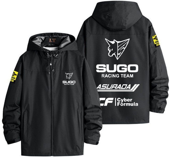 F1 바람막이 자켓 후드 집업 레이싱 신세기 사이버 포뮬러 아스라다 긴팔