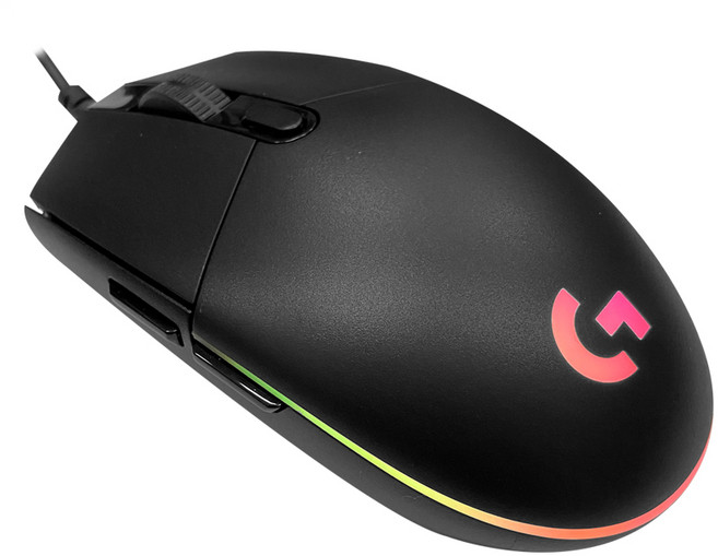 로지텍 2세대 LIGHTSYNC 게이밍 유선마우스, G102, 블랙