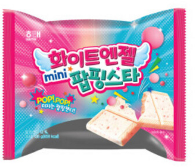 해태제과 화이트엔젤 mini 팝핑스타