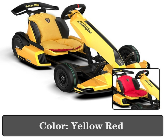 세그웨이나인봇 나인봇 고 카트프로람보르기니 액세서리용 쿠션 부품 보호 허리 부품 호환, 노랑 빨강, 2) Yellow Red, 1개