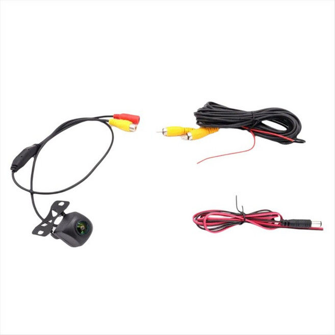 자동차 AHD CVBS 720P 후방 카메라 170 학위 광각 후면보기 카메라 주차 보조 카메라, 검은색