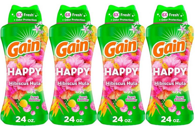 게인 인워시 센트 부스터 비즈 해피 히비스커스 훌라 680g, 4개