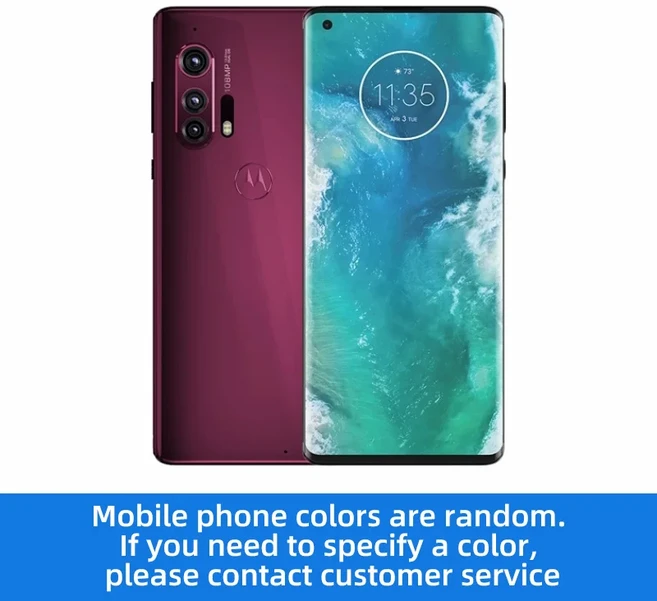 Motorola Moto Edge+ XT2061 5g 스마트폰 Snapdragon 865 6.67인치 AMOLED 화면 5000mAh 18W 충전 108MP 카, 01 China Mainland, 01 12GB, 01 Color Random
