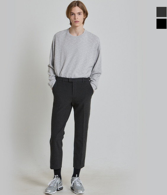 [더블유스탠다드(W STANDARD)] 기능성 테이퍼드 슬랙스