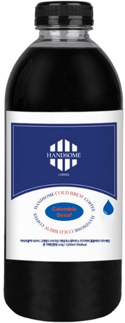 핸섬로스팅하우스 더치커피 디카페인 콜롬비아 콜드브루, 1개, 1개입, 1L