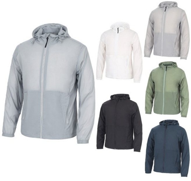 [김영주골프] 여름 경량 윈드 브레커 기본핏 스판 남성 골프 바람막이 점퍼 DPMMJP18