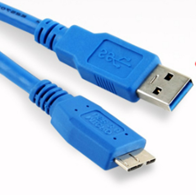 USB 3.0 케이블 Micro B 1M 외장하드 연장선, 1개