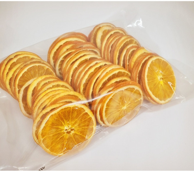 원형오렌지100조각( 동그란오렌지칩)( 통오렌지), 1개