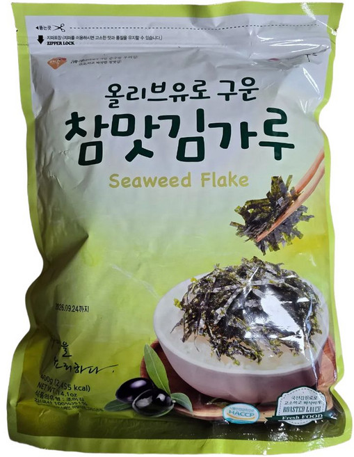 케이푸드 올리브유로 구운 참맛김가루, 4개