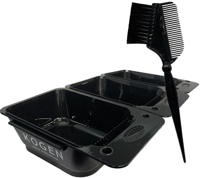 코겐 사각 멀티 염색볼 3개 + 염색솔 세트/염색도구, 1개