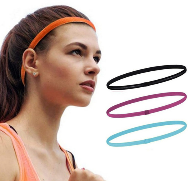 워니스 축구 헤어 밴드, 1개, 검정, 블루, 핑크