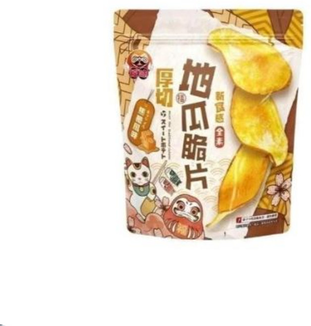 福咪 地瓜脆片 厚切 焦糖風味, 140g, 12個