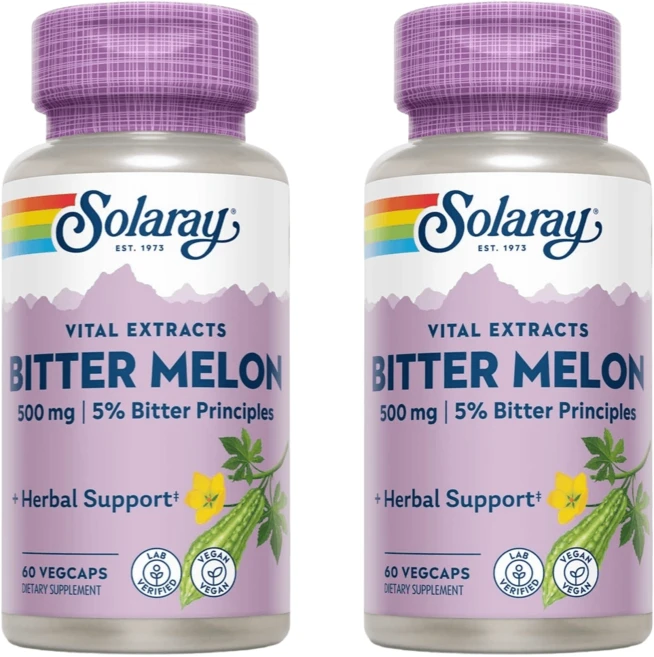 솔라레이 비터멜론 여주추출물 60캡슐 2개 - 쿠팡