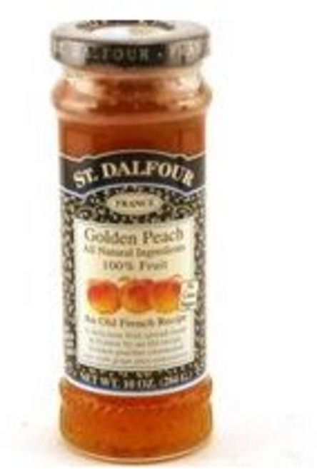 베이커리 잼 일잼 세인트 달푸 골든 피치 스프레드(올 내추럴 100% 일 잼) 10온스, 284g, 1개
