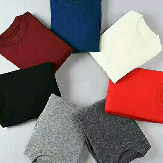 批發內蒙古羊絨衫男純色山羊絨半高領中年純色平面打底毛衣新款