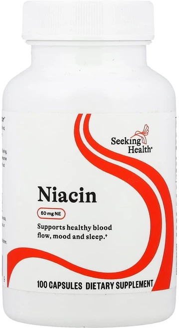 Seeking Health 니아신 50mg NE 캡슐 100정 Health (시킹 헬스), 1개 - 쿠팡