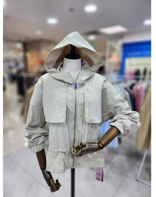 스테파니 후드 스트링 집업 점퍼 A24JK4502