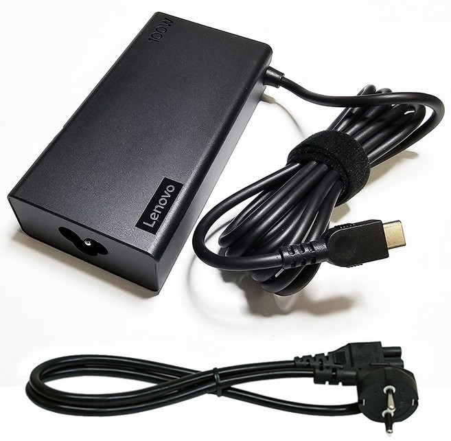 레노버 정품 100w C타입 20V 5A PD 충전기 노트북 어댑터 ADL100YLC3A 3구기본제공, 1개