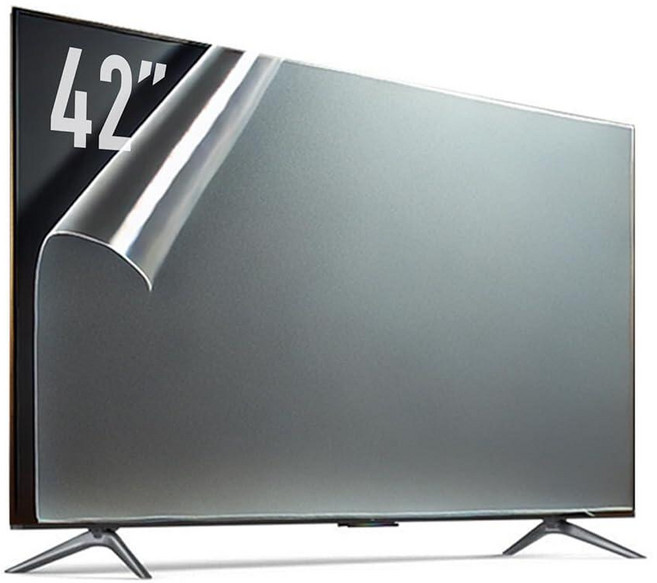 BU TV Screen Protectors 눈부심 방지 필름 블루 라이트 필터 포함 42 액정보호필름 스토퍼 매트 필름 331862 9165325760, 42" 917*516