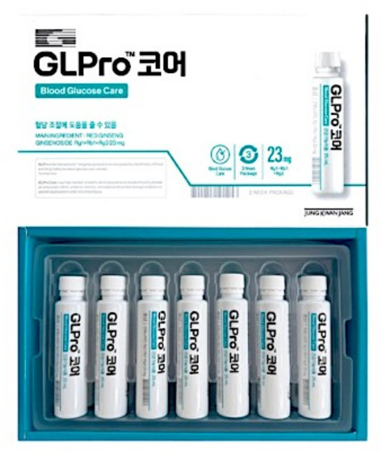 정관장 GLPro 지엘프로 코어 3박스 바나바잎 난소화성말토덱스트린 혈당조절관리에 도움, 1개, 25ml