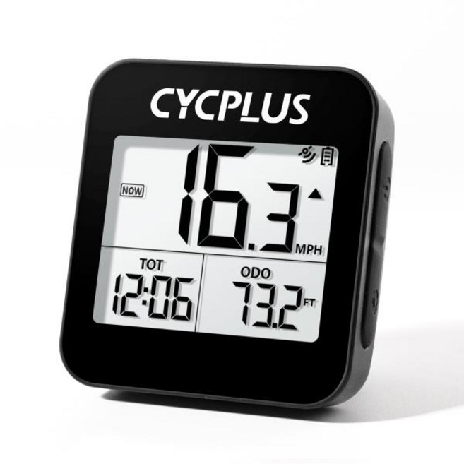 자전거속도계 CYCPLUS G1 자전거 컴퓨터 GPS 속도계 무선 액세서리 방수 사이클링 주행 거리계, 01 Black, 1개