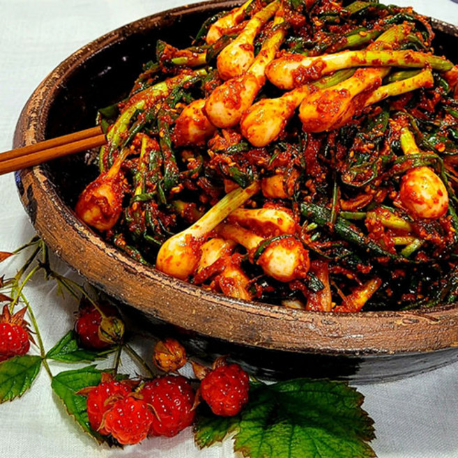 전라도 꽃 김치 전라도맛있는김치 전라도김치 수제김치 수제 파김치, 1kg, 1개