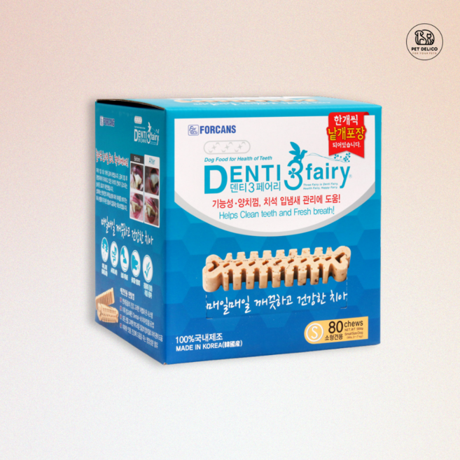 (유통기한임박) 포켄스 뉴트리션 트릿 강아지 덴탈껌 영양제 100P, 1개, 584g