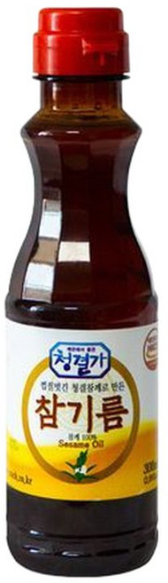 저온압착 껍질벗긴 참깨로 만든 참기름 300ml, 1개