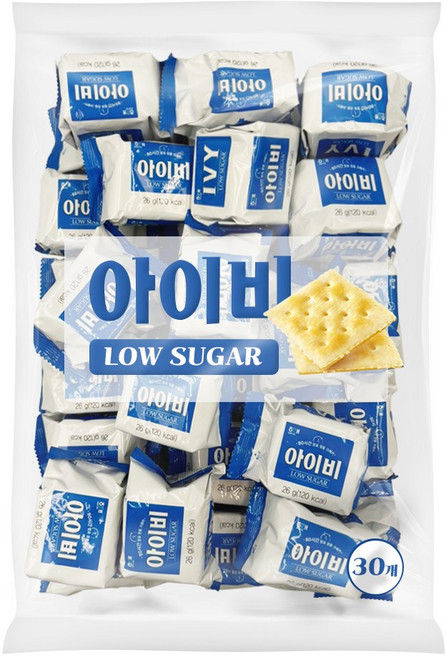 아이비 과자 대용량 크래커 30개(개별포장), 1개