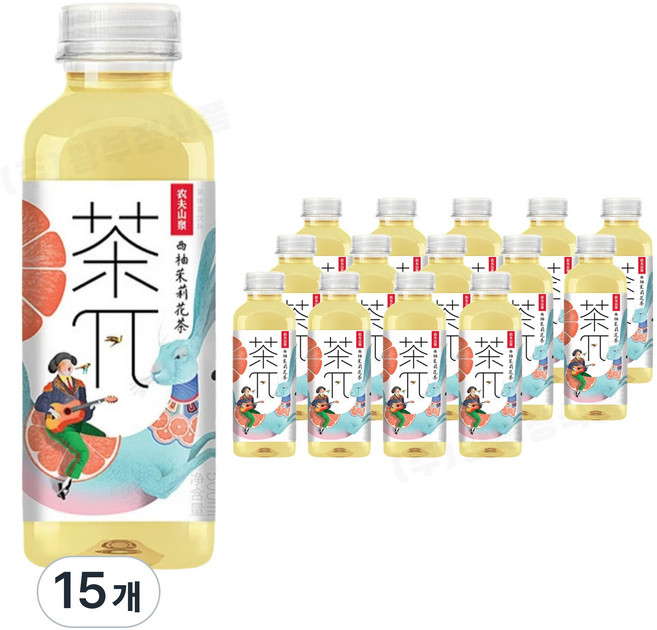농부산천 차파이 자몽자스민차, 15개, 500ml