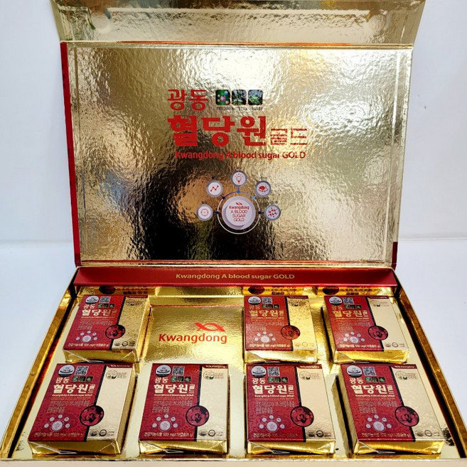 (정품) 광동혈당원골드 - 혈당조절 & 건강관리, 112정, 1세트