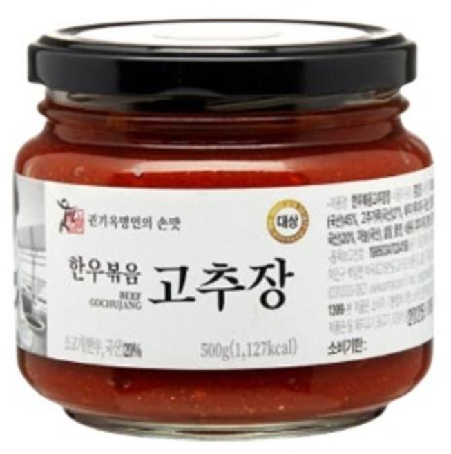 풀무원 [산지직송]궁중한우듬뿍약고추장 500g 1개