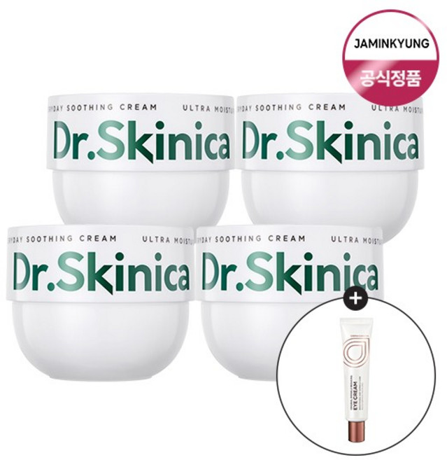 크레마카라콜 에브리데이 수딩 크림 촉촉 알로에 수분 300ml 4개 + 아이크림 본품 증 정, 없음