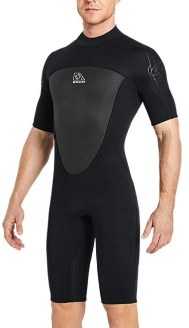 여성 웻 슈트 네오프렌 반팔 잠수복 성인 보온 스노클링 카누 다이빙 2mm, 03 M-BLACK_07 XXXL