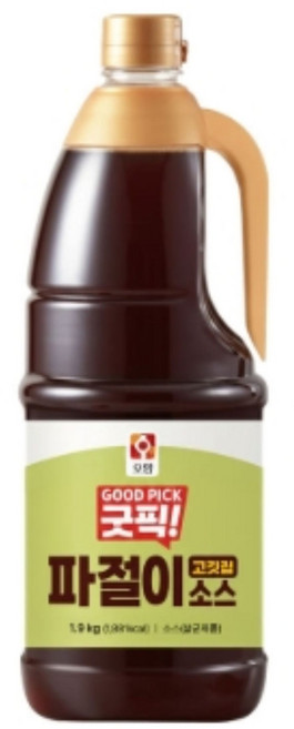 사조오양 굿픽 고기집 파절이 소스 1.9kg, 3개