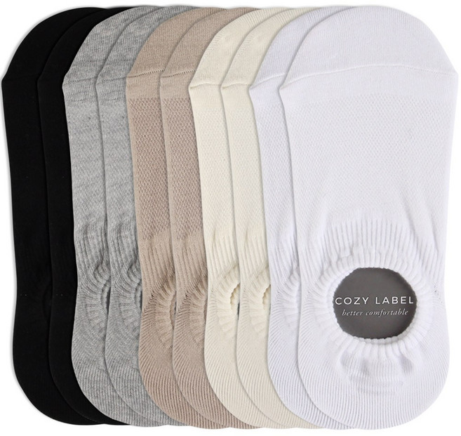 코지라벨 남성용 파스텔 메쉬 페이크삭스 10켤레