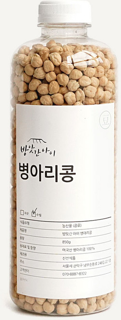 병아리콩 캐나다산 소포장 잡곡 방앗간아이, 1개, 1L