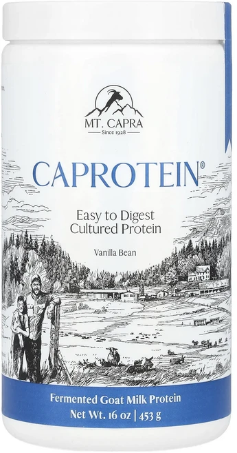 새해 건강을 선물하세요 Mt. Capra Ca단백질® 바닐라빈 453g(16oz) 특별관리진행, Mt Capra Ca단백질 바닐라빈 453g16oz, 453g, 1개 - 쿠팡