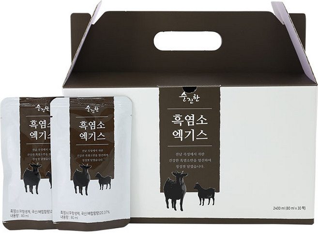 장수이야기 흑염소 진액 30포, 1개, 2.4L