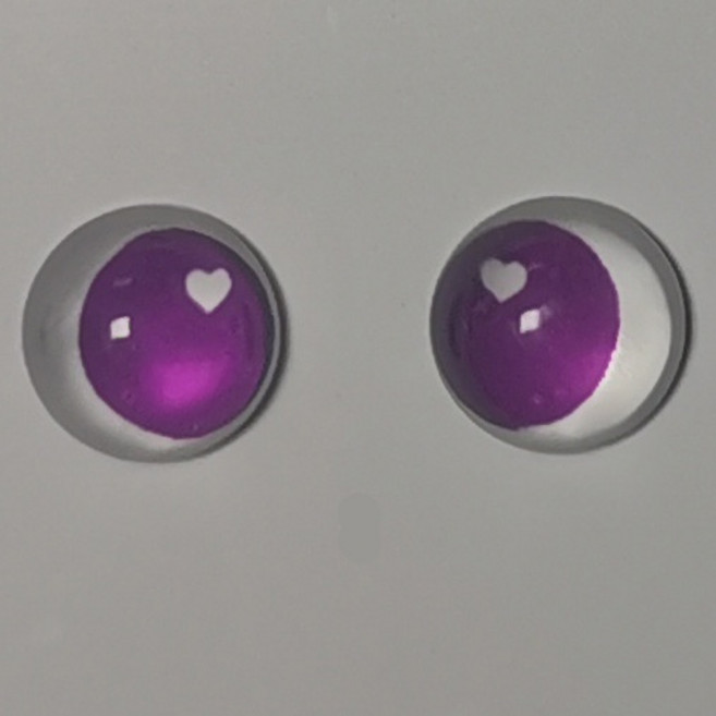 비오공방 모루인형 철사 만들기 부자재 눈알, 퍼플하트눈5mm한쌍, 1개