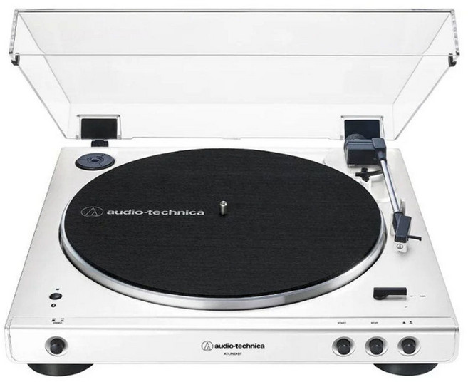 [audio-technica] 올 화이트 리미티드 에디션 자동 벨트 드라이브 무선 블루투스 턴테이블 AT-LP60XBT WW [공식수입원], 올화이트