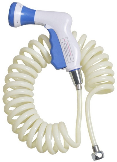 원터치 고압 스프레이건 코일호스 5m 세트 베란다 청소 세차 워터 분사기