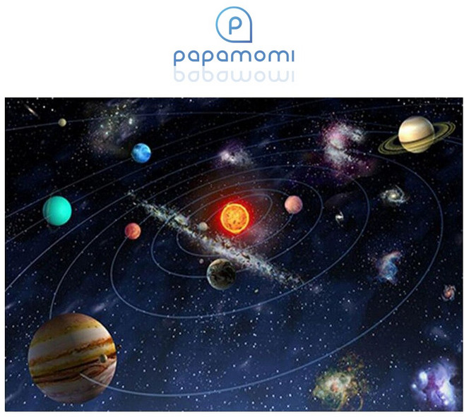 보석십자수 세트 우주 천체 다이아몬드 페인팅 40x30 큐빅 비즈 보석 공예 십자수 DIY 취미, 1개